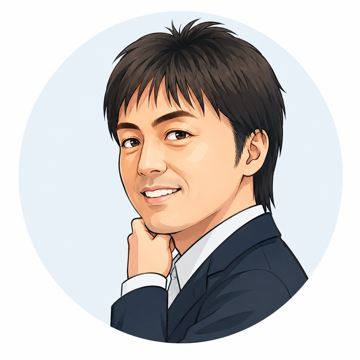 てるすけの似顔絵
